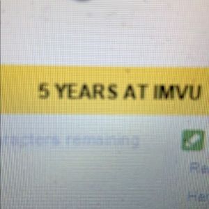 Imvu account 5 years on Imvu, worth 3,000